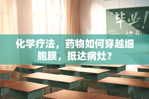 化学疗法，药物如何穿越细胞膜，抵达病灶？