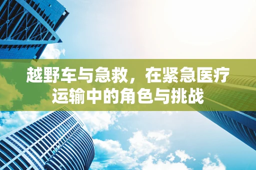越野车与急救，在紧急医疗运输中的角色与挑战