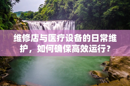 维修店与医疗设备的日常维护，如何确保高效运行？