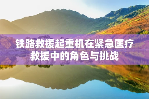 铁路救援起重机在紧急医疗救援中的角色与挑战