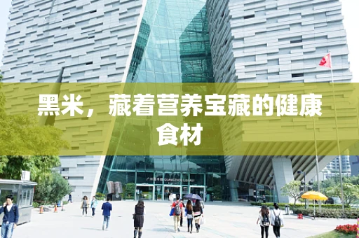 黑米，藏着营养宝藏的健康食材