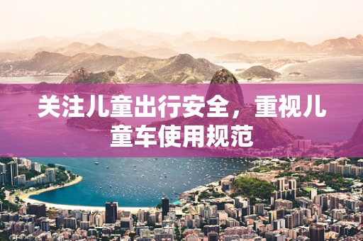 关注儿童出行安全，重视儿童车使用规范