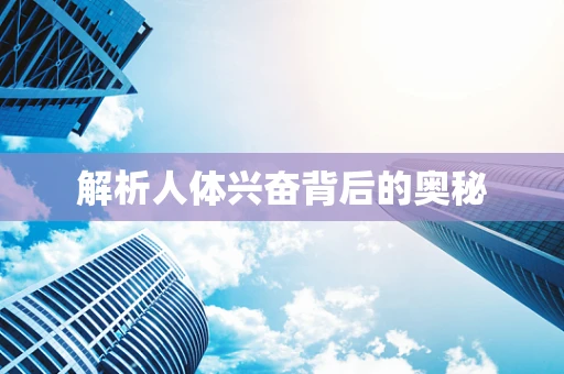 解析人体兴奋背后的奥秘