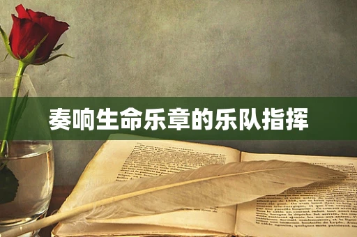 奏响生命乐章的乐队指挥
