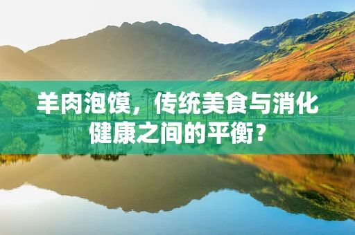 羊肉泡馍，传统美食与消化健康之间的平衡？