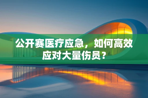 公开赛医疗应急，如何高效应对大量伤员？