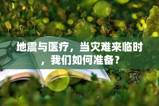 地震与医疗，当灾难来临时，我们如何准备？