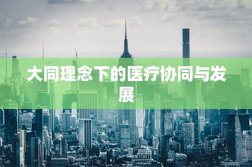 大同理念下的医疗协同与发展