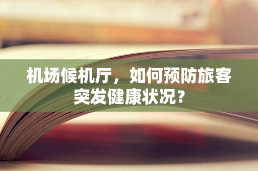 机场候机厅，如何预防旅客突发健康状况？