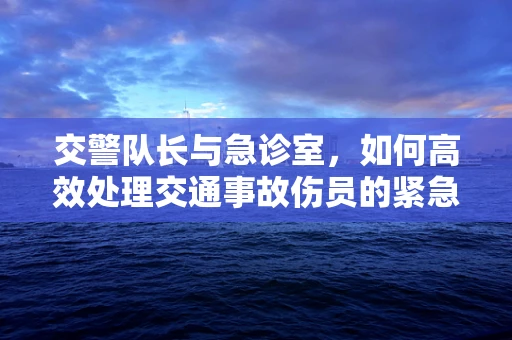 交警队长与急诊室，如何高效处理交通事故伤员的紧急情况？
