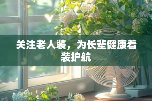 关注老人装，为长辈健康着装护航