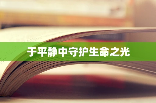 于平静中守护生命之光