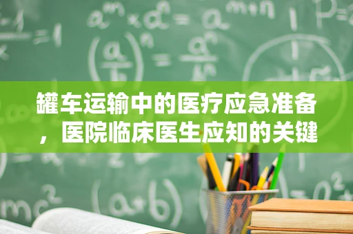 罐车运输中的医疗应急准备，医院临床医生应知的关键问题？