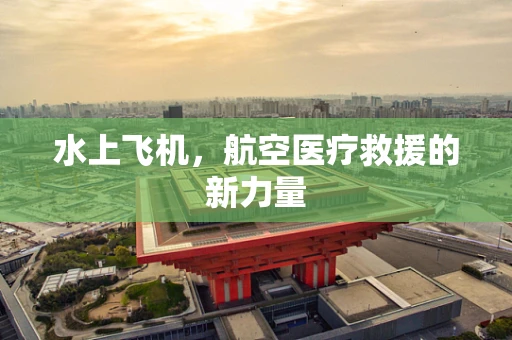 水上飞机，航空医疗救援的新力量