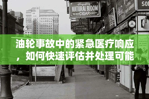 油轮事故中的紧急医疗响应，如何快速评估并处理可能的化学泄漏伤害？
