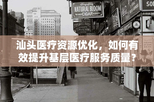 汕头医疗资源优化，如何有效提升基层医疗服务质量？