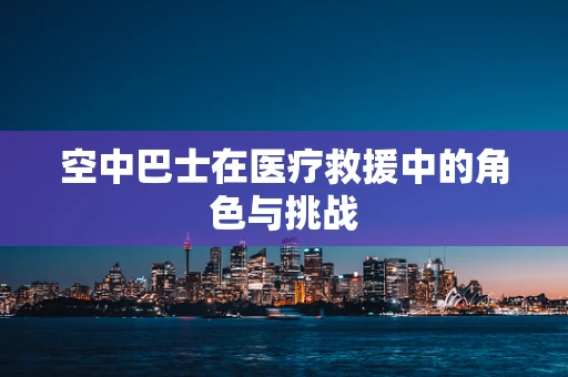 空中巴士在医疗救援中的角色与挑战