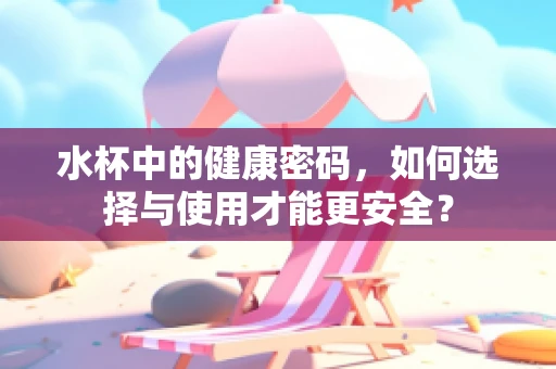 水杯中的健康密码，如何选择与使用才能更安全？