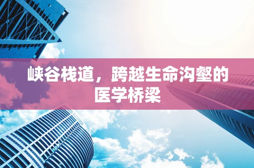 峡谷栈道，跨越生命沟壑的医学桥梁