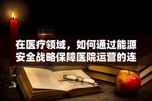 在医疗领域，如何通过能源安全战略保障医院运营的连续性？