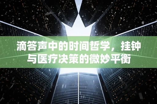 滴答声中的时间哲学，挂钟与医疗决策的微妙平衡