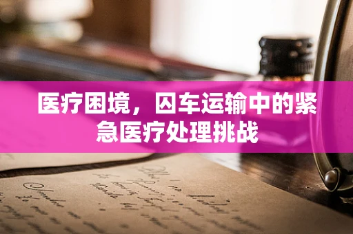 医疗困境，囚车运输中的紧急医疗处理挑战