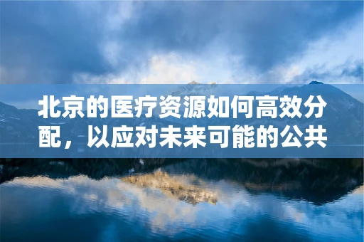 北京的医疗资源如何高效分配，以应对未来可能的公共卫生挑战？