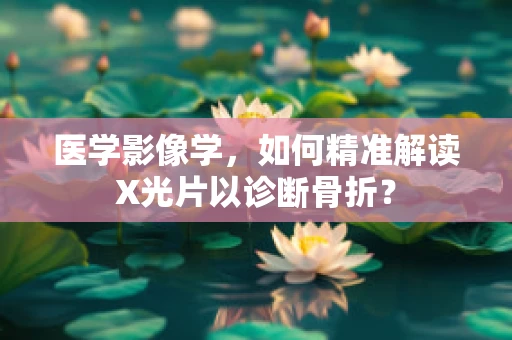 医学影像学，如何精准解读X光片以诊断骨折？