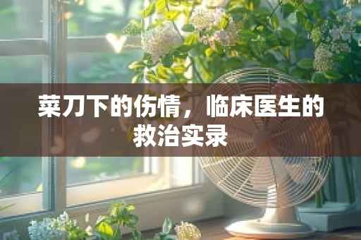 菜刀下的伤情，临床医生的救治实录