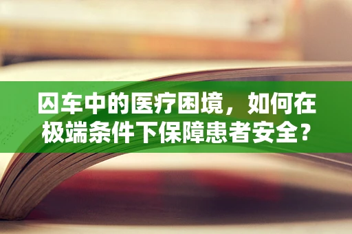 囚车中的医疗困境，如何在极端条件下保障患者安全？