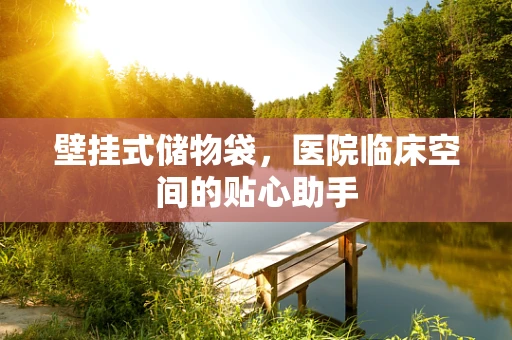 壁挂式储物袋，医院临床空间的贴心助手