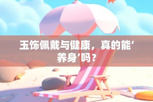玉饰佩戴与健康，真的能‘养身’吗？