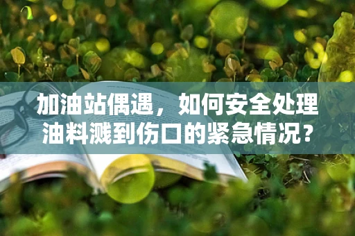 加油站偶遇，如何安全处理油料溅到伤口的紧急情况？