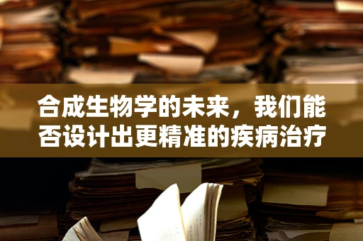 合成生物学的未来，我们能否设计出更精准的疾病治疗？