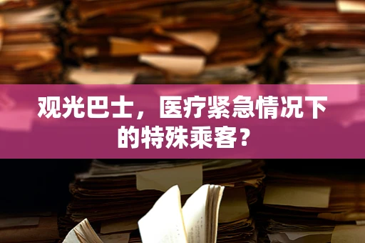 观光巴士，医疗紧急情况下的特殊乘客？
