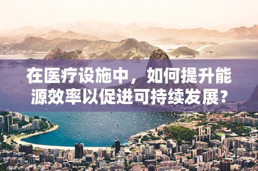 在医疗设施中，如何提升能源效率以促进可持续发展？