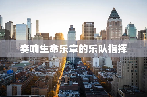 奏响生命乐章的乐队指挥