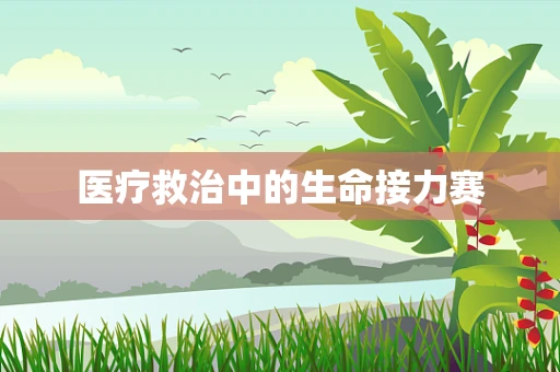 医疗救治中的生命接力赛