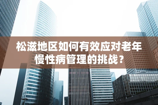 松滋地区如何有效应对老年慢性病管理的挑战？