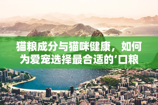 猫粮成分与猫咪健康，如何为爱宠选择最合适的‘口粮’？