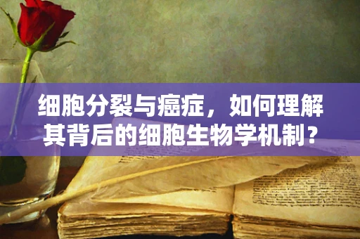 细胞分裂与癌症，如何理解其背后的细胞生物学机制？