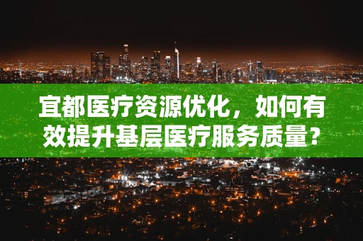 宜都医疗资源优化，如何有效提升基层医疗服务质量？