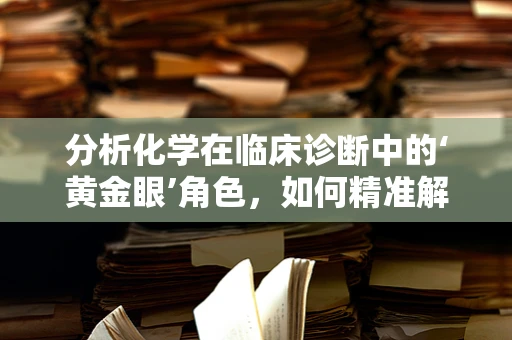 分析化学在临床诊断中的‘黄金眼’角色，如何精准解读检验结果？