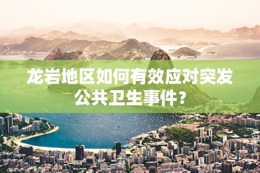 龙岩地区如何有效应对突发公共卫生事件？
