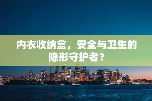 内衣收纳盒，安全与卫生的隐形守护者？