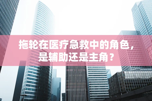 拖轮在医疗急救中的角色，是辅助还是主角？