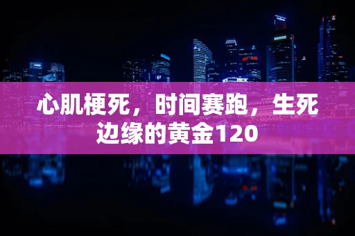 心肌梗死，时间赛跑，生死边缘的黄金120