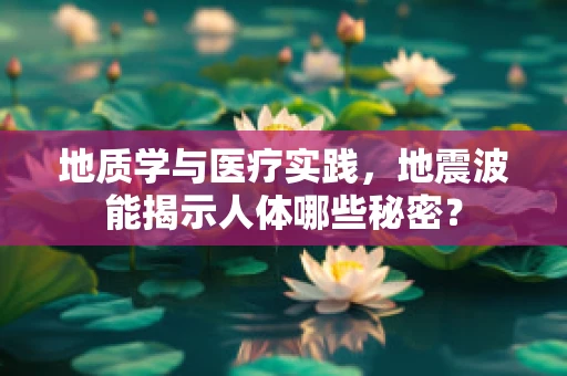 地质学与医疗实践，地震波能揭示人体哪些秘密？