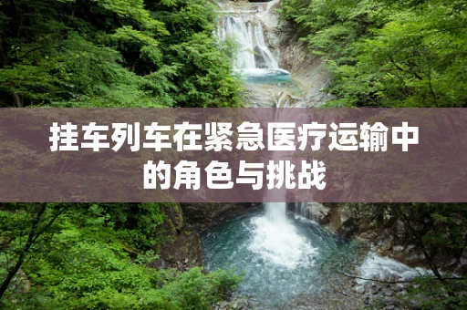 挂车列车在紧急医疗运输中的角色与挑战