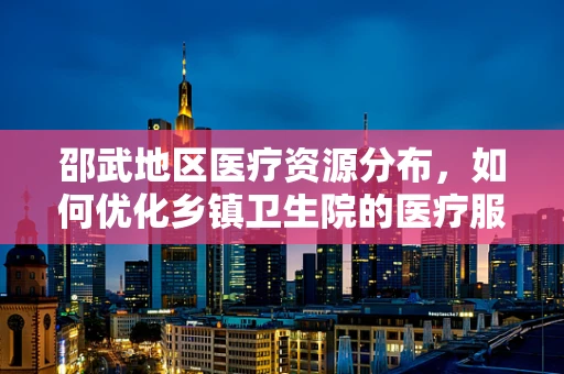 邵武地区医疗资源分布，如何优化乡镇卫生院的医疗服务？